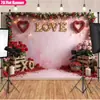 Tela de Fondo Transfronteriza Nueva para el Día de San Valentín 2026 para Decoración de Citas de Parejas, Tela Colgante para Habitación y Arreglo Exterior, Tela Colgante para Banner