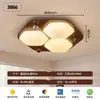 [Transfronterizo] Lámpara de estudio estilo antiguo, luz de techo estilo chino nuevo para dormitorio, lámpara de sala de estar de alta gama de madera de nogal negro