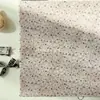 Tecido Floral Estilo Ins 100% Algodão Estilo Coreano Retrô Floral Pequeno Contagem 40 Padrão Floral Francês para Roupas Femininas, Roupas Infantis e DIY Combinando Pai e Filho