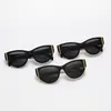 Gafas de sol de una sola lente estilo ojo de gato retro transfronterizas de lujo ligero de alta gama, gafas de sol de alta definición a la moda