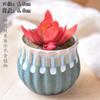 Vaso de Flor Carnuda Cerâmica Jardinagem Cerâmica Mini Novo Criativo Grés Casa Vintage Novo Vaso de Porcelana Vaso