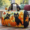 Bolsa de Viaje Acolchada de Algodón Estilo Nuevo 3D Marca Independiente Serie de Gatos 4 Bolso de Mano Estampado de Moda para Mujer