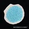 Material de cuenta mágica de color de doble punta de 4 mm color plateado acrílico hecho a mano diy accesorios para ropa accesorios en línea Transmisión en vivo roja