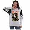 Sudadera con capucha de felpa con forro polar de Amazon para parejas de talla grande, sudadera con capucha empalmada transfronteriza, Chainsaw Man