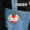 Nuevo y lindo colgante de muñeco de animal pequeño con forma de corazón para niña, llavero con colgante de Joker, venta al por mayor