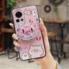 Adequado para capa de celular Huawei Nova12 nova masculina e feminina rotativa divertida fofa transparente moderna cor sólida casal