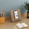 Suporte de leitura suporte de leitura para estudante suporte de leitura de caderno suporte de livros suporte de livros de bambu para caderno suporte de canto atacado