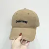 Gorra de béisbol lavada de estilo coreano, nueva gorra con letras bordadas, unisex, combina con todo, informal, para primavera y otoño.