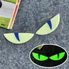 Adecuado para Motocicleta Cfmoto 250/450Sr Modificación Ojos de Diablo sin Dientes Luminosos 3D Pegatinas Ojo de Gato