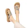 Nuevas Sandalias 2026 con Decoración de Perlas para Mujer que Aumentan la Altura, para Uso Exterior en Verano, de Suela Gruesa, Antideslizantes, Duraderas, Versátiles