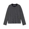 Ropa Nueva para Hombre Otoño 2026 - 91.1% Lyocell 8.9% Spandex - Camiseta de Manga Larga Acanalada de Lyocell 220G