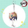 Merchandising de Anime Demon Slayer Llavero Acrílico Soporte Transparente de Doble Cara Colgante Decoración Zenitsu