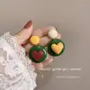 Colección~Pendientes Tesoro 2026 Estilo Nuevo Personalidad de Alta Gama Versátiles para Viaje Pendientes Coloridos Dopamina para Mujer