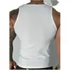 Chaleco de Costilla Absorbe Sudor Moda Verano Deportivo Elástico Ajustado Sin Mangas Color Sólido Transpirable Secado Rápido Entrenamiento Fábrica