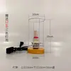 Juego de Lámparas de Mesa Tejidas a Mano Madera Maciza Paquete de Materiales DIY Cuerda de Algodón Ratán Tejido Ferretería Marco de Hierro Base de Lámpara Cuadrado de Abuela