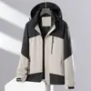 Comercio Exterior Chaqueta Suelta de Montañismo con Costuras para Hombre Primavera y Otoño Chaqueta de Pareja Chaqueta Deportiva de Ocio al Aire Libre Chaqueta Individual