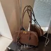 Bolso retro de acabado mate transfronterizo, gran capacidad, nueva colección otoño/invierno 2026, versátil bolso de hombro casual, bolso de axila y bolso tipo almohada para el trabajo