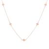 Collar Explosiones Amazon Accesorios Sentido Avanzado Femenino Flor Turquesa Collar de Zirconia Sin Alergia Collar de Flor