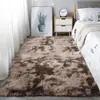 Alfombra Rug Sala de Estar Alfombra Engrosada Alfombra de Pelo Largo Dormitorio Sala de Estar Mesita de Noche Ventana Saliente Mesa de Café Nórdico ins Seda Lana