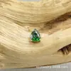 Brincos de Zircônia em Forma de Gota de Titânio Astmf-136 G23 Titânio Rosca Interna Brincos de Zircônia Joias para Piercing Cabeça