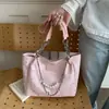 Bolso Tote de Gran Capacidad Estilo Coreano de Nicho Nuevo Verano 2026 Bolso de Hombro para el Trabajo Bolso de Mano Texturizado