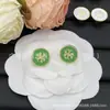 Novos Brincos de Resina Cravejados com Diamantes da Marca Tb para Mulheres, Design de Nicho, Moda de Alto Padrão, Brincos de Luxo Leve, Acessórios de Orelha Estilo Europeu e Americano
