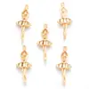 Acessórios de joias de liga DIY pingente de bailarina pulseira criativa colar pingente decorativo pingente pingente I1136