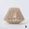 Cúpula de Lâmpada Personalizada Tipo Rattan Tecida à Mão Criativa Decoração de Lâmpadas Sala de Jantar Hospedagem Sala de Estar Forma de Arte Capa de Lustre