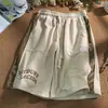 Pantalones Cortos de Retazos Estilo Americano de Marca de Moda Transfronteriza para Hombre, Casual de Verano Sueltos de Calle Rectos de Longitud Media Deportivos para Baloncesto