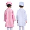 Venda Quente Transfronteiriça Fantasia de Pequeno Doutor para Jardim de Infância Meninos e Meninas Fantasia de Enfermeiro para Role Play Performance Jaleco Branco Infantil