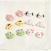 Acessórios de resina de animais Sanrio em miniatura, clipes de cabelo DIY com cola creme, acessórios de cabelo, capas de celular, ímãs de geladeira, tamancos
