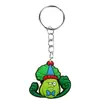 Plantas Transfronteiriças Vs. Chaveiro de Zumbis Desenho Animado PVC Borracha Macia Pingente de Mochila Acessórios Decorações DIY