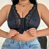 Sujetador Europeo y Americano Tallas Grandes Transfronterizo con Cierre Frontal, Chaleco Deportivo, Sujetador Push-Up de Encaje, Comercio Exterior Tk Xiyin