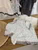 87031 Pijama Infantil 2026 Verano Nuevo Estilo Niñas Verano Holgado Ligero Estilo Perezoso Casual Estampado Retro