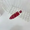 Nuevo Pasador para el Cabello Estilo Coreano de Lunares, Pasador Dulce y Lindo para Niñas, Pinza para Flequillo Rojo Angora, Accesorio para el Cabello para Estudiantes y Niños