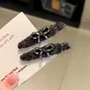 Horquilla de Pelo de Lentejuelas de Diamantes de Imitación con Lazo de Lana Estilo Nuevo Otoño e Invierno Pinza de Pato para Mujer Horquilla Versátil de Lujo Ligero Accesorios para el Cabello
