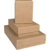 Caixa de presente (com tampa) Kraft Forte Pequena. 14,5X19X7,5cm