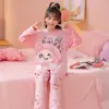 Roupas de Casa Infantis, Pijama de Manga Longa para Meninas, Roupa de Bebê Infantil Fina de Desenho Animado Peixe-Palhaço Fofo para Primavera e Outono