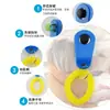 Anillo Entrenador Clicker para Mascotas Dispositivo Interactivo de Sonido para Entrenar Perros y Gatos, Modelo de Anillo de Entrenamiento Universal para la Punta del Dedo