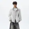 Chaqueta de Trabajo Plegable para Exteriores con Cuello Alto y Cremallera para Hombres y Mujeres Otoño Tendencia Marca Chaqueta para Exteriores Top Deportivo Casual
