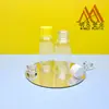 Botella PET personalizada de 60 ml con hombro inclinado para muestras de aceites esenciales, botellas de tamaño de prueba para artículos de tocador, disponible con varios tipos de tapas.