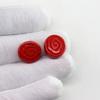 Una variedad de cuentas de nube de cinabrio de arena roja, joyería de estilo étnico para hacer tú mismo, pulsera, collar, llavero, accesorios de nube de cinabrio auspiciosos