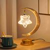 Luzes de Estrela LED Novas da Amazon Luzes de Estrela de Cinco Pontas de Corda de Cânhamo Luzes Decorativas Luzes de Noite de Ferro Forjado Luzes de Modelagem