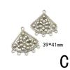 Estilo Étnico Joyería DIY Materiales Hechos a Mano Retro Aleación Collar Pendientes Cabeza Colgante Chapado Plata Miao Plata Tibetana Accesorios