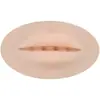 Módulo de ejercicio de labios flotantes europeo bloqueador de labios tatuaje módulo de labios tridimensional 3D ejercicio silicona sólida simulación cuero falso