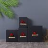 Caja de Regalo Negra Ramo Caja de Regalo Grande de Cumpleaños Cartón Negro Caja de Regalo para Perfume Caja de Empaque para Labial