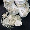 Acessórios para Tamancos com Tema de Veado Branco, Mesmo Estilo do Xiaohongshu, Charms de Buquê para Sapatos, Charms para Sapatos, Decorações para Capinhas de Celular e Pingentes