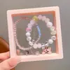 Pulseiras Infantis para Meninas, Pulseiras de Cristal Que Não Machucam a Mão, Pulseiras de Meninas com Contas, Brinquedos de Desenho Animado de Alta Qualidade