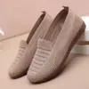 Zapatos de Malla Transpirables de Verano sin Cordones para Mujer, Pies que no se Cansan, Suela Suave, Zapatos para Madres de Mediana Edad y Mayores, Zapatos de Tela del Viejo Pekín