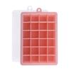 Caixa de cubo de gelo caixa de gelo PP silicone auto-fabricado molde cubo de gelo criativo geladeira DIY congelado caixa de cubo de gelo 24 grade